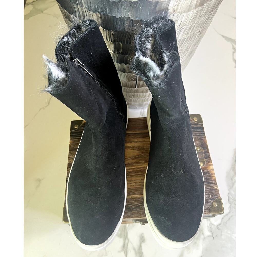 J/Slides Tristan Faux Fur Lined Waterproof Sneaker Boots - Picture 6 of 14